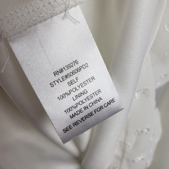 Daniel Rainn White Shirt Dress Medium - Picture 7 of 7